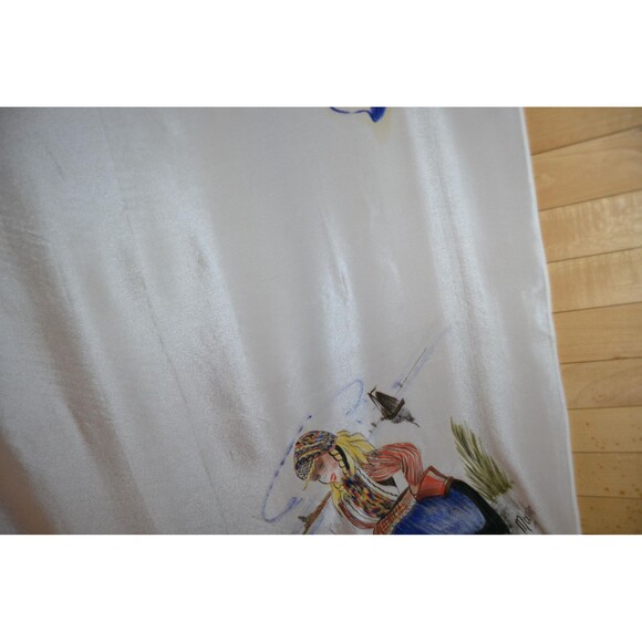 Vintage Dutch Girl 1950s Holland Hand Painted Scarf - Picture 3 of 6